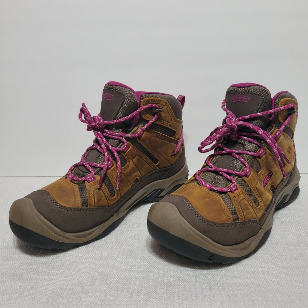 KEEN Circadia Vent Hiking Boot Shoe Waterproof  Syrup Bosenberry  Women's - Picture 14 of 16